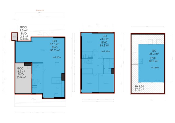 Floorplan - Brugwacht 122, 2353 DP Leiderdorp